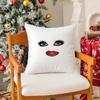 Federa Cuscino Divertente Meme Lady Gaga Peluche Corto Setoso con Cerniera Invisibile Antipolvere Copricuscino Divano per Decorazione Casa