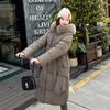 Fashion temperament cotton-padded clothes women's winter new foreign style jacket top cotton-padded clothes big fur collar coat women's cotton-padded