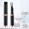 Elektrische beheizte Wimpernzange – USB-wiederaufladbares Wimpernformungswerkzeug mit warmer Hitze für natürlich aussehende, länger anhaltende Locken, kompakt und reisefreundlich