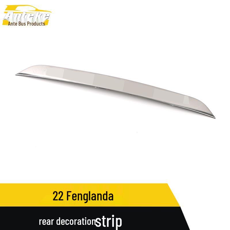 Fenglanda Stainless Steel Tailgate Trim: Fits 22 Models, Anti-Scratch, Rear Decorative Sticker