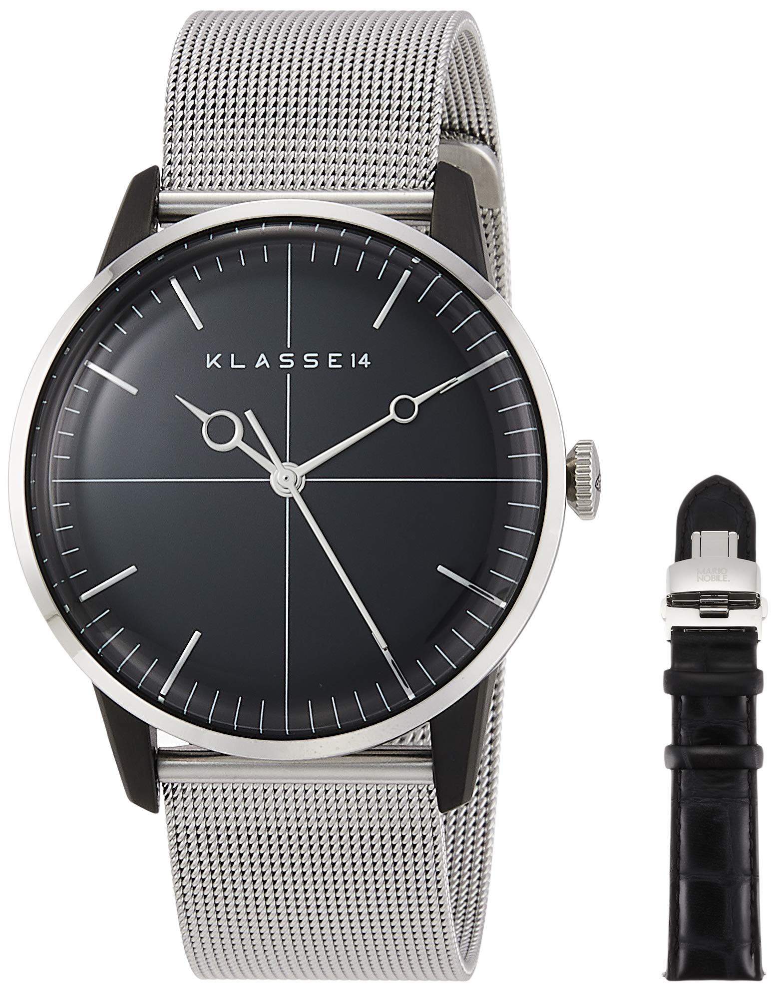 

Disco Volante Silver Black Mesh 40mm WDI19SB001M Regular Imported Product [Клас чотирнадцять] для чоловіків