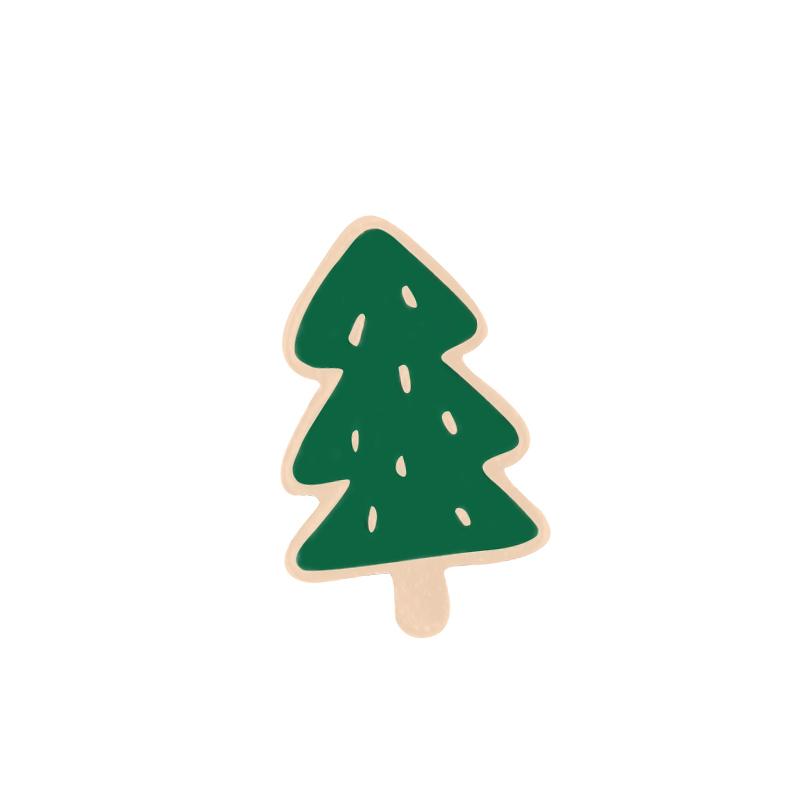 

Cartoon Christmas Brooch Santa Claus Christmas Tree Bell Enamel Pins Cute Badge Hat Denim Lapel Pin Festival Party Jewelry Gifts
