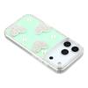 For iPhone 17 Pro Case Rhinestone Edge Pearl Love Decor TPU+PC IMD Phone Cover