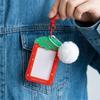 Fruit Strawberry Acrylic Photocard Holder with Keychain Card Protective Case  Card Decor