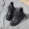 Fashion Lace-up Women's Ankle Boots With Laces Female Short Shoes Leather Round Toe Winter 2024 Fashion Y2k New In Spring Trend Booties