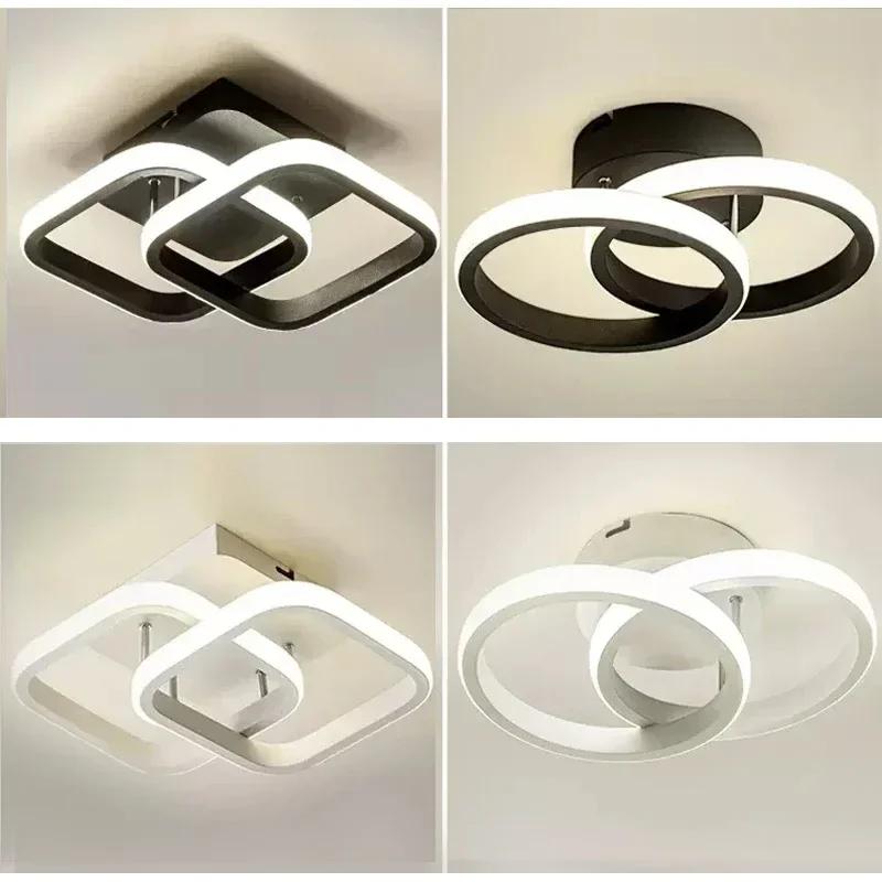 Moderne LED Deckenleuchten für Wohnzimmer Gang Flur Balkon Eingangsbereich Lampe Led 20W Innendeckenleuchten Glanz