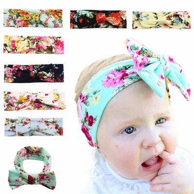 Baby Bandana Kopftuch Mütze Polka Dot Bowknot Stirnband Haarband Kopfbedeckung