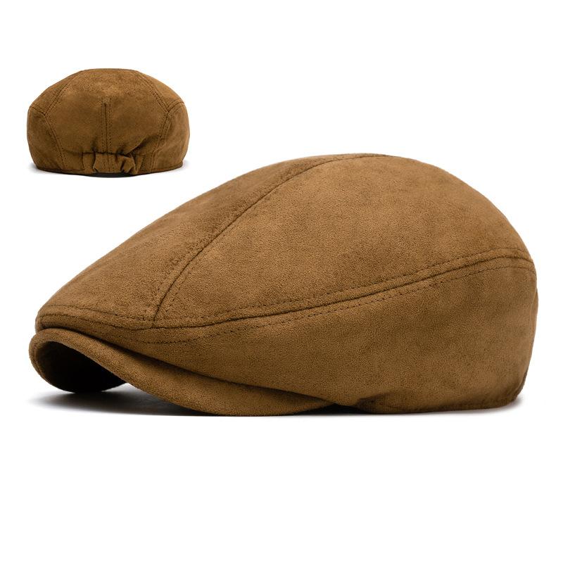 

Осень-зима Береты Мужские Женские Замшевые Однотонные Кепки Восьмиугольная Кепка Британская Кепка Газетчика Кепка Художника Форварда Style2 хаки