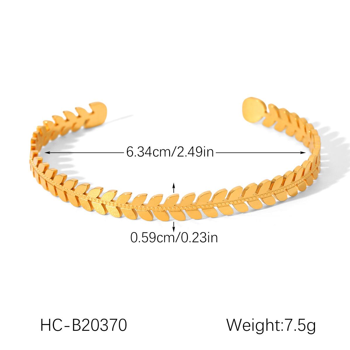 

18k Gold Jewelry Stainless Steel Open Bangle Light Luxury Hand Jewelry Versatile Non-fading Titanium Steel Accessories