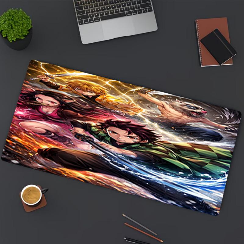 Demon Slayer Print Mouse Pad, for Keyboard Pad Laptop PC Mat for Office Home Use, Desk Decor, Perfect Birthday Gift for Gamers
