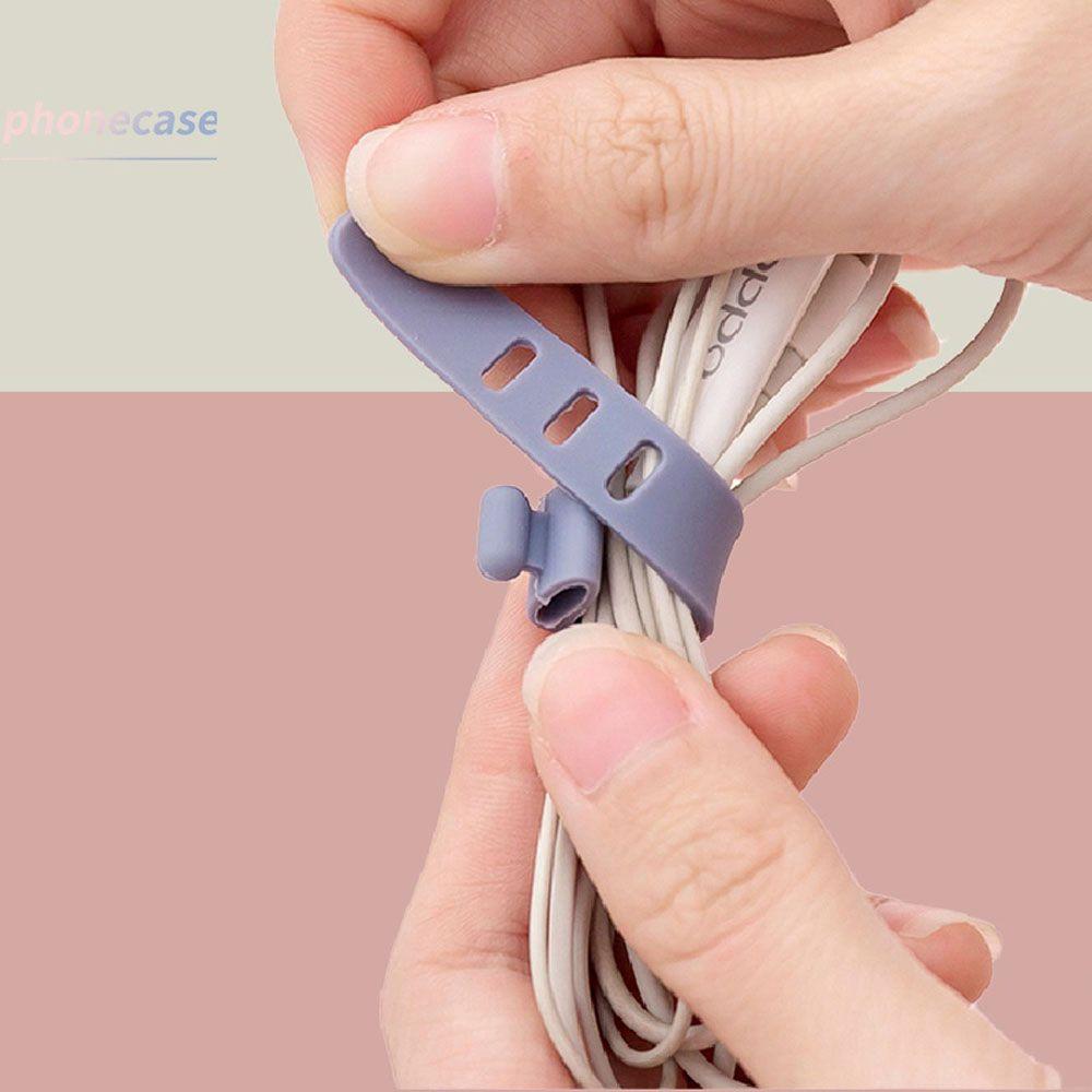 Management Clips Charging Cable Protector Cable Winder Cable Organizer Cable Holder Headset Clip