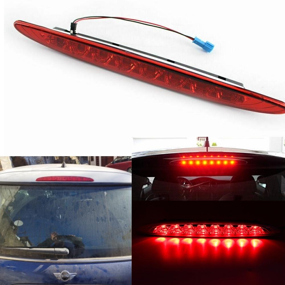 For 02-06 MINI COOPER R50 R53 RED LENS LED THIRD REAR BRAKE STOP LIGHT LAMP