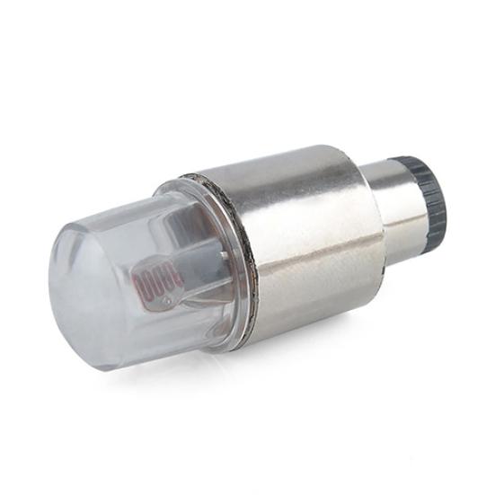 2 ks LED lampa Blikajúce svetlo na ventilček kolesa pre auto, bicykel, motocykel