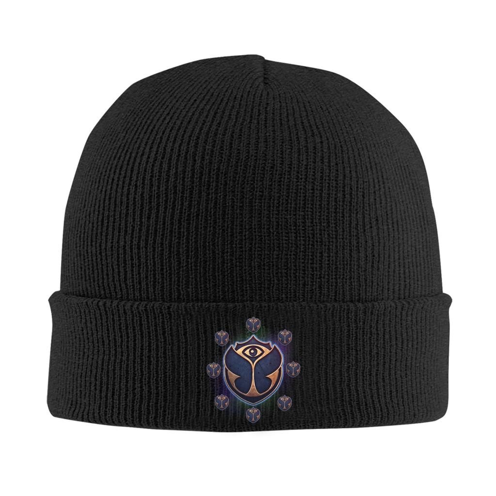 Tomorrowland Skullies Beanies Caps For Unisex WoUnisex Winter Warm Knit Hat Adult Belgian Electronic Dance Music Festival Bonnet Hats