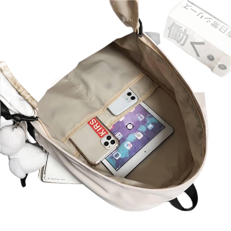 Unisex Large Capacity Japanese Style Backpack for Students and Travelers