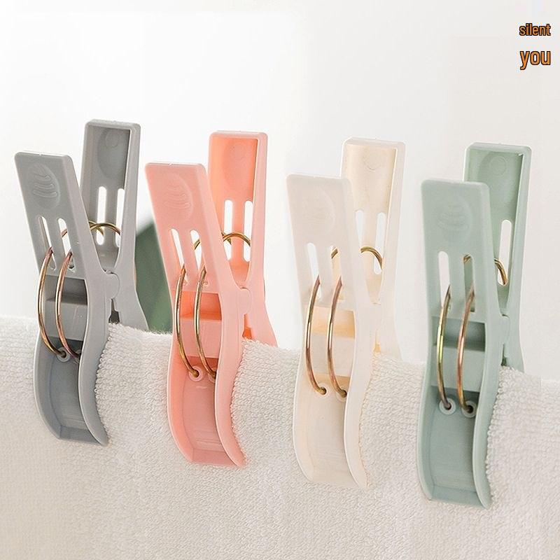 12 Large Windproof Clips for Quilts & Clothes - Multifunctional, Secure Against Wind, Ideal for Clotheslines