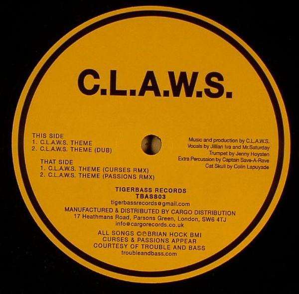 

12inch Record C.L.A.W.S. - C.L.A.W.S Theme TBASS03 Tigerbass Recor 2007 US Dance & Electronica Used