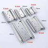 1Pcs Double Opening Door Hinge With Inner And Outer Free Spring Hinge  Hardware Accessory