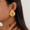 Fashionable Hollow Double Circle Alloy Earrings Simple Irregular Earring Set