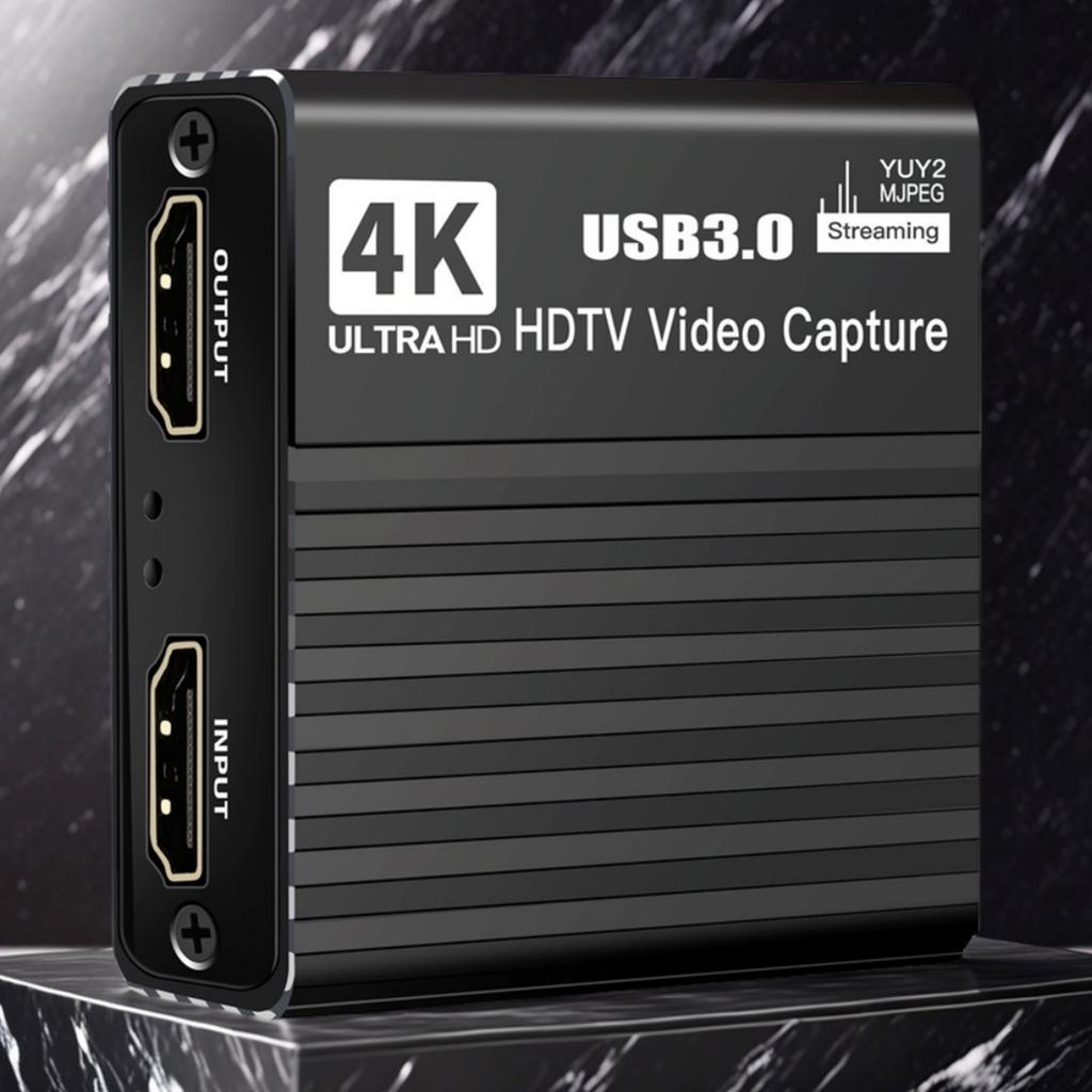 USB 3.0 Video Capture Card HDMI 4K Recording Box Game 1080P Video Recorder 60FPS