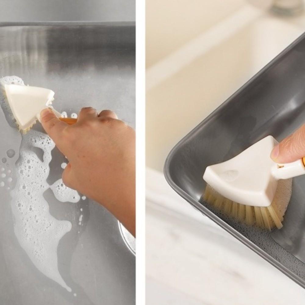 Short Handle Gap Cleaning Brush Foldable Corner Gap Brushs New No Dead Angle Stove Brush