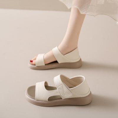 Fashion Versatile Woman Shoes 2026 Summer New Women's Thick Soled Sandals Comfort Non Slip Women Beach Shoes Sandalias De Mujer