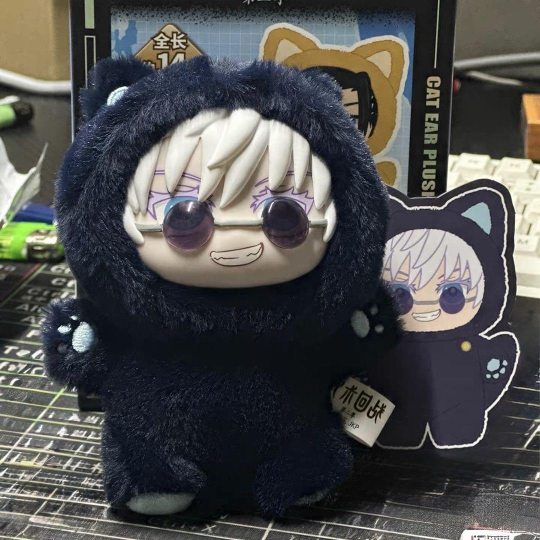 

[Б/У] Jujutsu Kaisen EAKI Плюшевая игрушка с кошачьими ушками Годжо Сатору Эксклюзив для зарубежья