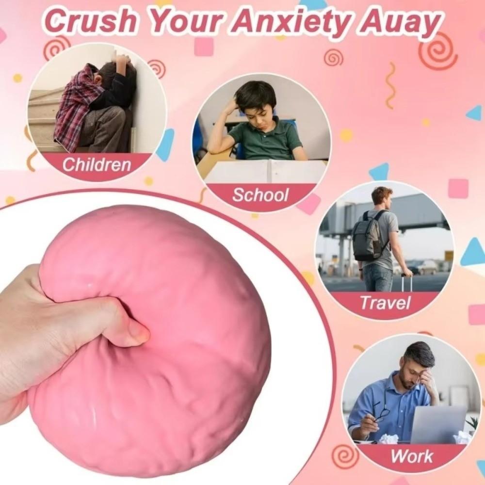 Moldable Fidget Toy Simulated Prank Toy Unique Brain Squishy Toy  Prank Gag Gifts