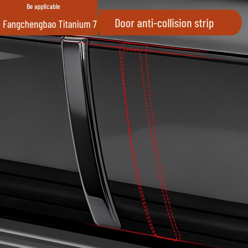 BYD Leopard Titanium 7 Door Anti-Collision & Scratch-Resistant Car Strips - Original Color Decorative Accessories