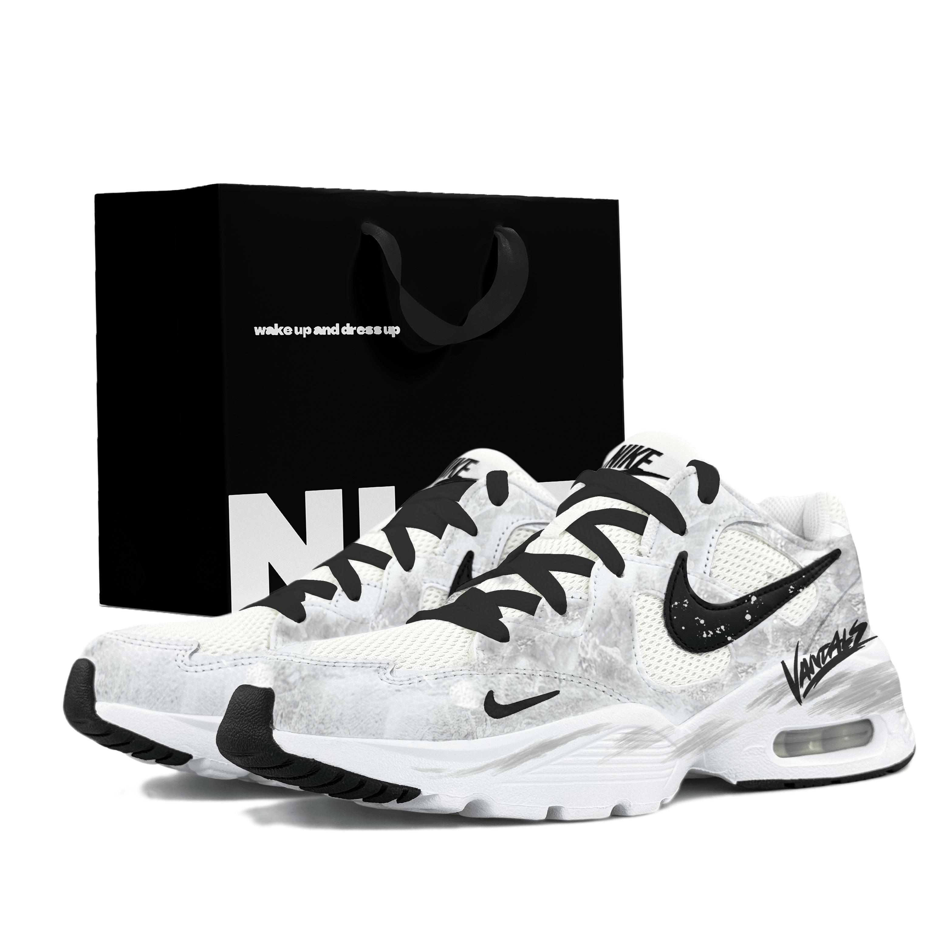 

Nike Air Max Fusion Synthetic Leather, Leather Low top Running Shoes Men s Gray CJ1670-102(Team1556BOX) 40.5