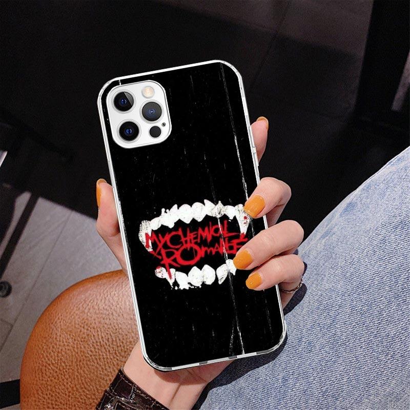 My Chemical Romance MCR Phone Case For iPhone 13 12 Mini 11 Pro Max XS XR X SE 7 8 Plus 5S 5 6S 6 Gift Print Cover Fundas