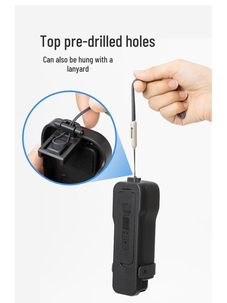 DJI Pocket 3 Magnetic Lens Flip Cover & Screen Protector Accessory for OSMO Action Camera