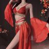 Sex Underwear Exotic Princess Retro National Passion Lingerie Sexy Temptation Hanfu Fairy Gauze Night Dress Uniform Pajamas Set