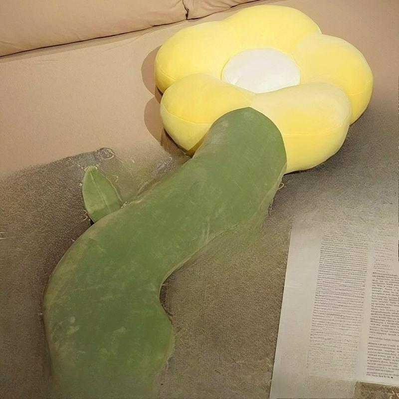 Cute Flower Pillow Girl Sleeping Leg Pillow Bedside Cushion Bedroom Bed Pillow Long Pillow Side Sleeping