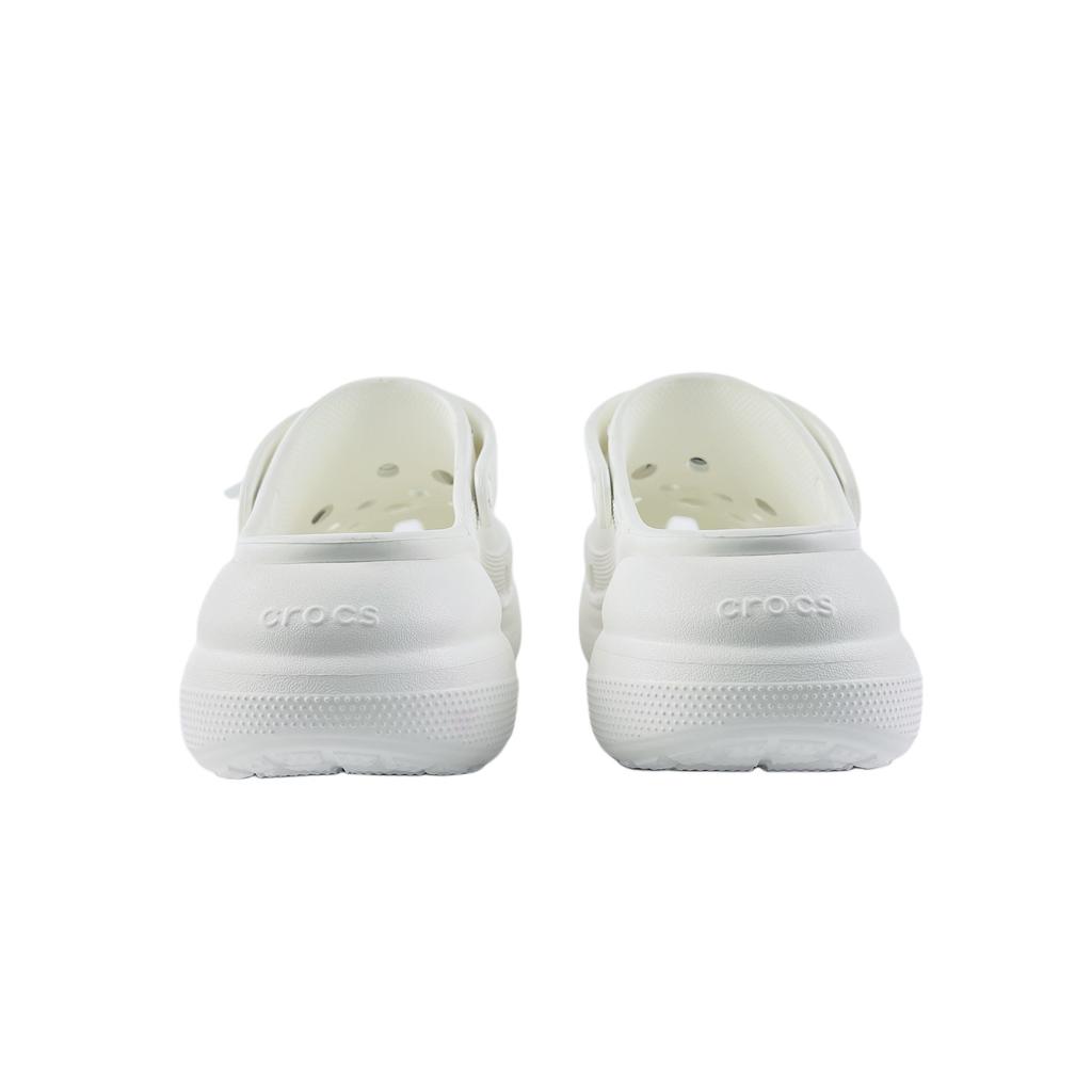Crocs Crush Clog EVA Walkman Fashionable and Versatile Comfortable Casual Classic Hole Shoes Unisex White