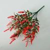 Lifelike Artificial Lavender Fake Flower Safe BPA-free Plastic Faux Plant 34cm 1Pcs for Wedding Home Coffee Table Decor