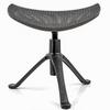 Adjustable Height Mesh Height Lumbar Office Remote Gray Ottoman, Rotating, Foldable, Under-Desk Footrest, Cushion, Adjustable, Lightweight, Gaming,