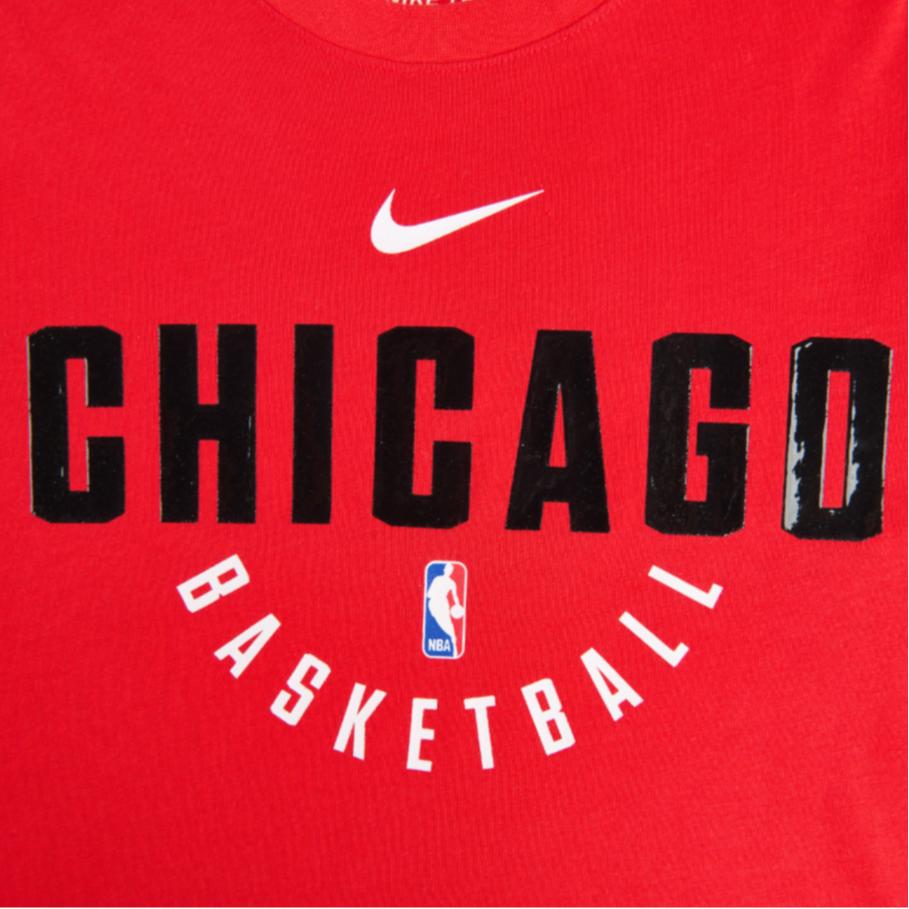 Nike Dri-Fit T-Shirt Chicago Bulls Fashion Comfortable Short Sleeve Kids Tops 3Z2B711R1-BUL