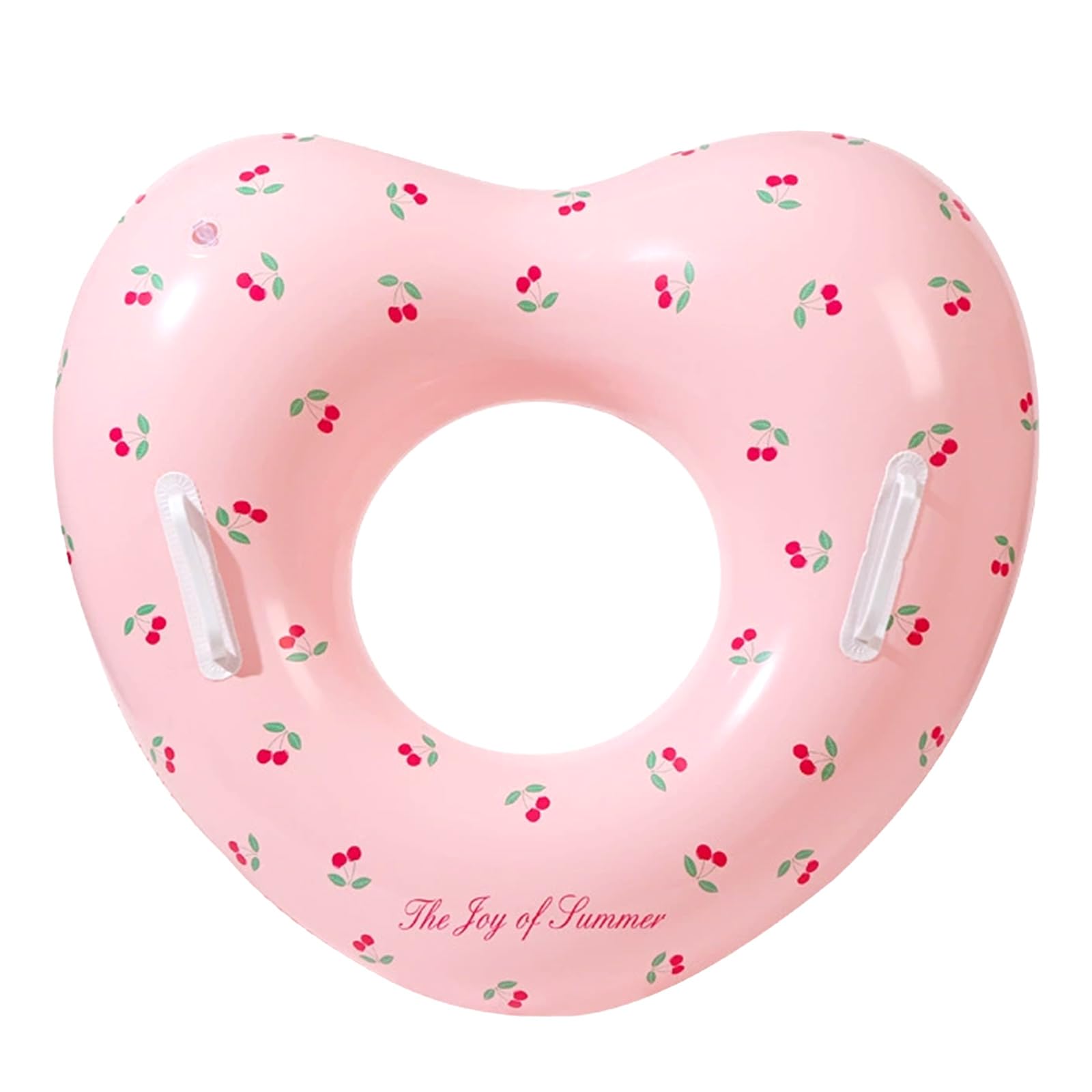 

MILASIC Kids Heart with Inflatable Perfect for Pool and Beach Choose from 2 Perfect for Pink and Cherry Prevents Falling Out Float, Kids Foot-Opening