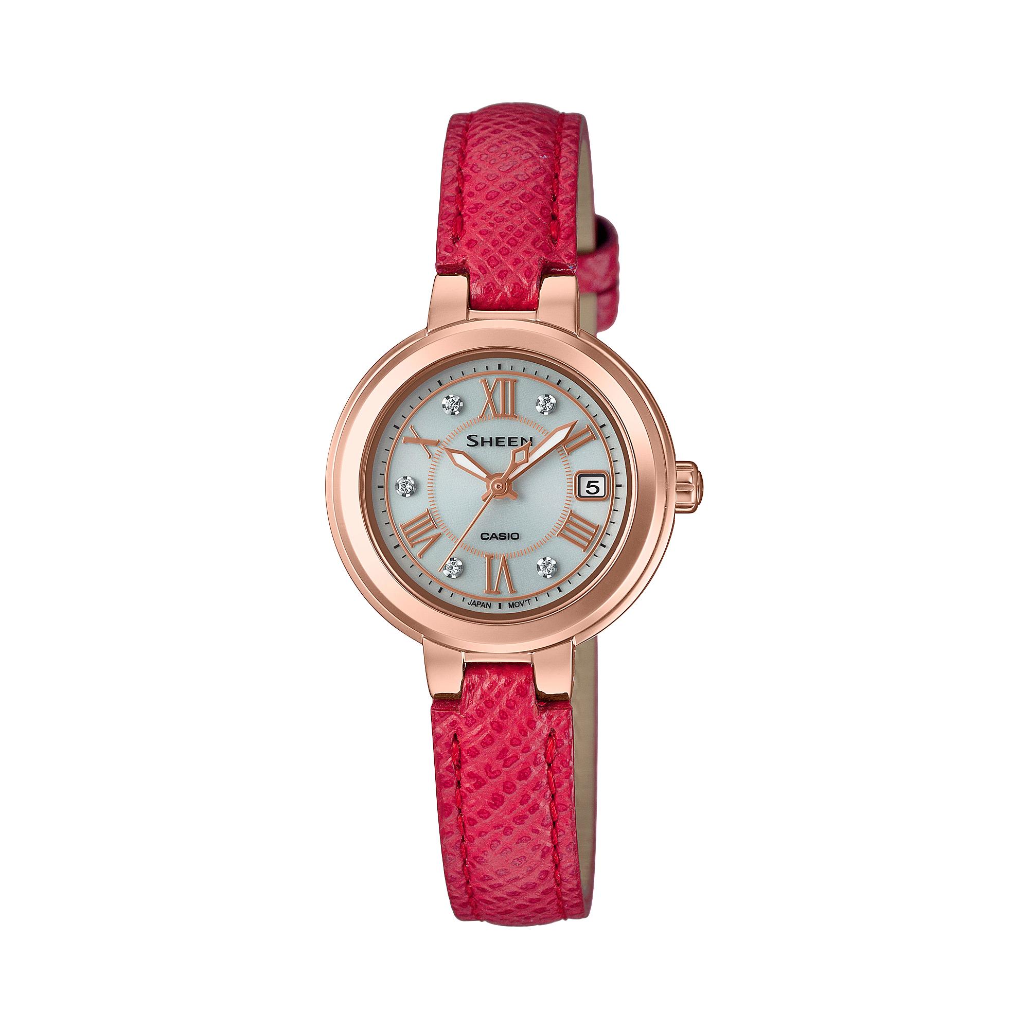 

Casio Men s Analog Quartz Watch SHS-4523PGL-7A белый