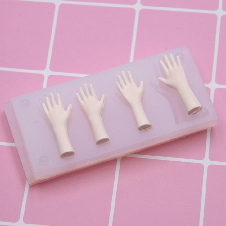 Safe Palms Silicone Mould Easy to Wash for Resin Clay Crafting Home Decoration and Fun