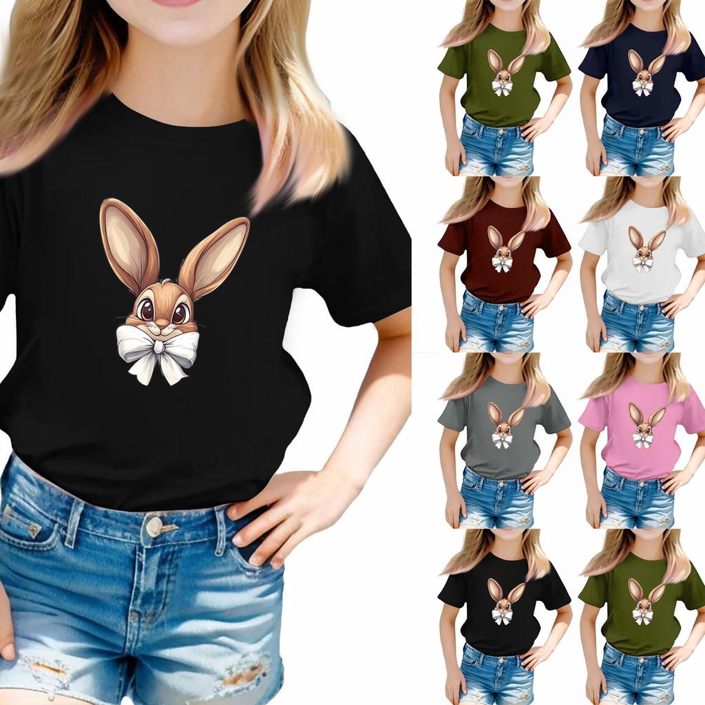 Toddler Girl Boy T-Shirts Kids Top Boys And Girls Printed Short Sleeved T-shirt