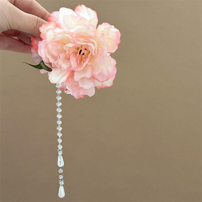 Holiday wind egg flower other side flower grab clip sweet girl bangs side hairpin bohemian hair accessories