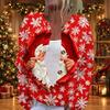 Women's Casual Stylish Christmas Print Long Sleeve Button Down Knit Cardigan