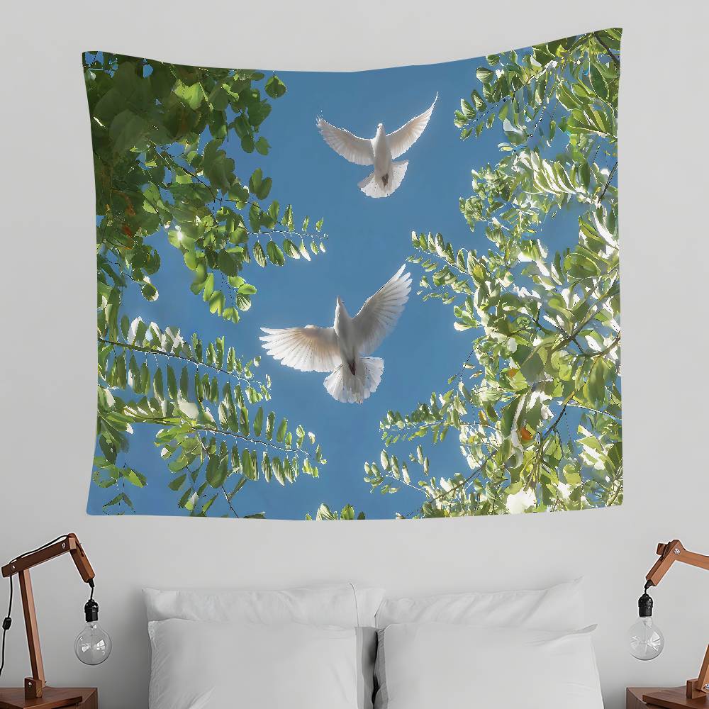 Beautiful Natural Scenery Tapestry Wall Hanging Tapestry Art Deco Blanket Curtain Hanging At Home Bedroom Living Room Decor