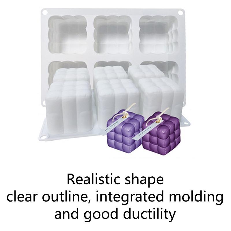 3d Irregular Silicone Candle Mould Aromatherapy Candle Mould Diy Handmade Candle Material Resin Mold Candle Making Supplies