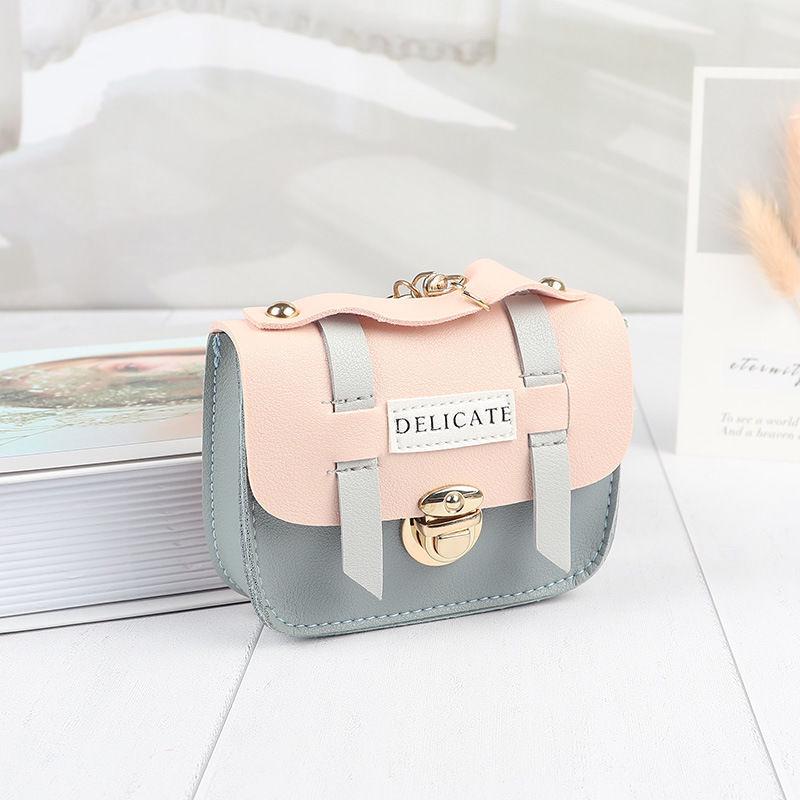 

Корейская красная мини-сумка Laser Net - симпатичный карманный кошелек и держатель ключей для студенток