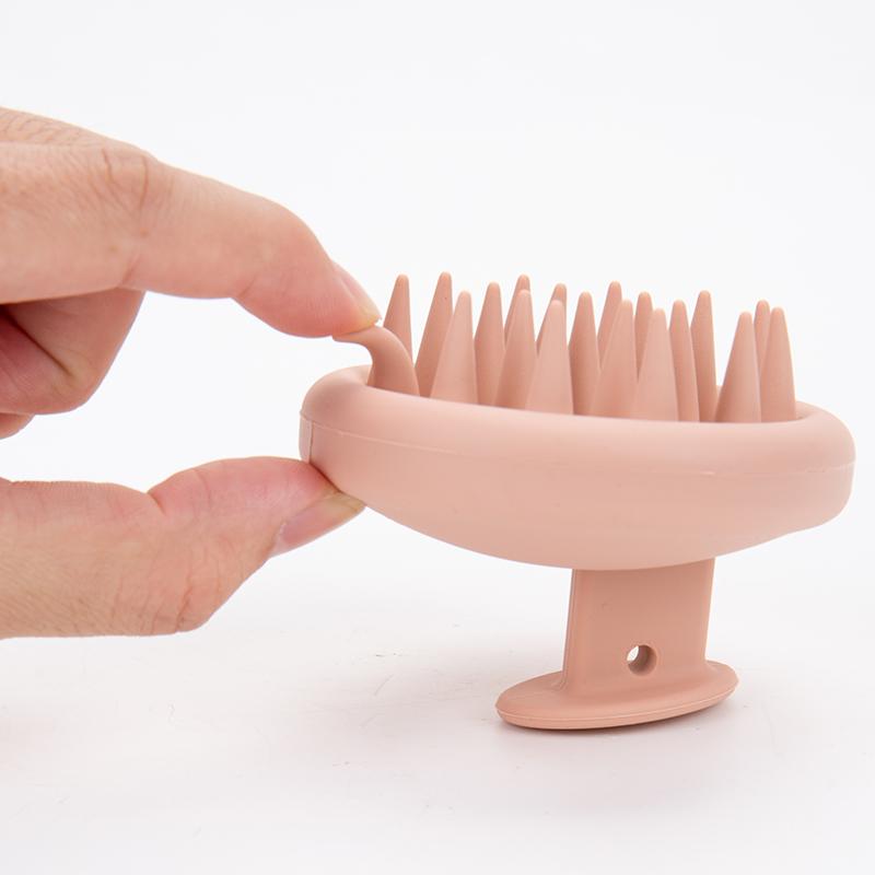 Soft Silicone Hair Shampoo Brush Scalp Massage Hairbrush Hair Care Tools Wet and Dry Shower Bath Spa Tools Holloween Gifts