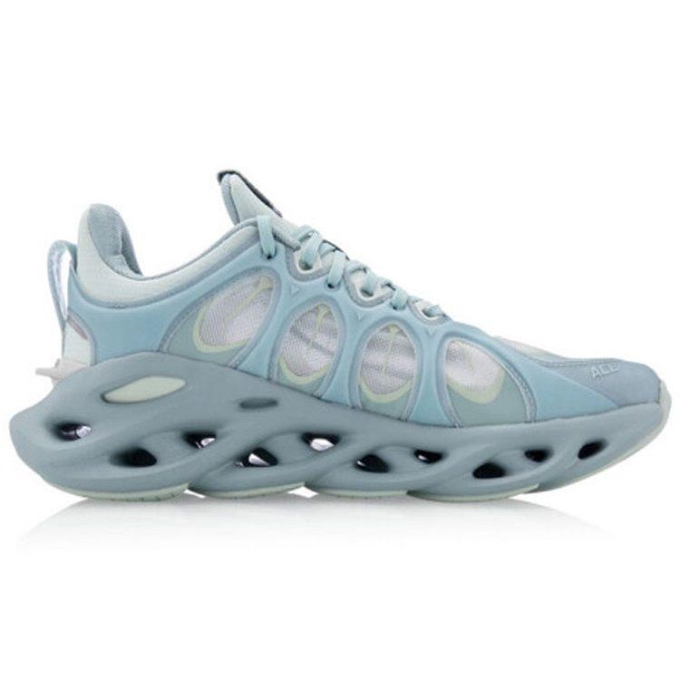 Li Ning Slip Resistant Abrasion Resistant Slip Resistant Abrasion Resistant Low Top Running Shoes Unisex Antarctic Gray ARHP191-20