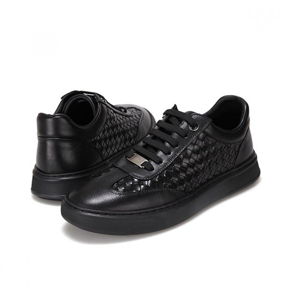 Barbara Leather MeSh 3cm Men S SneakerS Bmh106bk